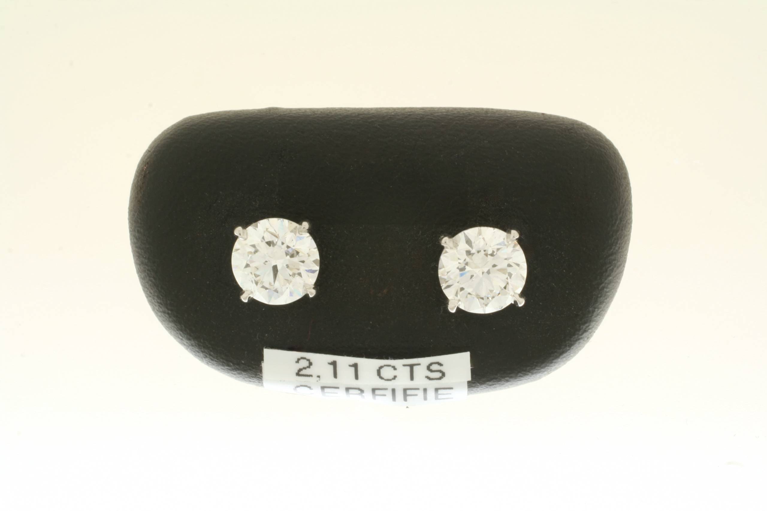 CLOUS DIAMANTS : boucles d&rsquo;oreilles